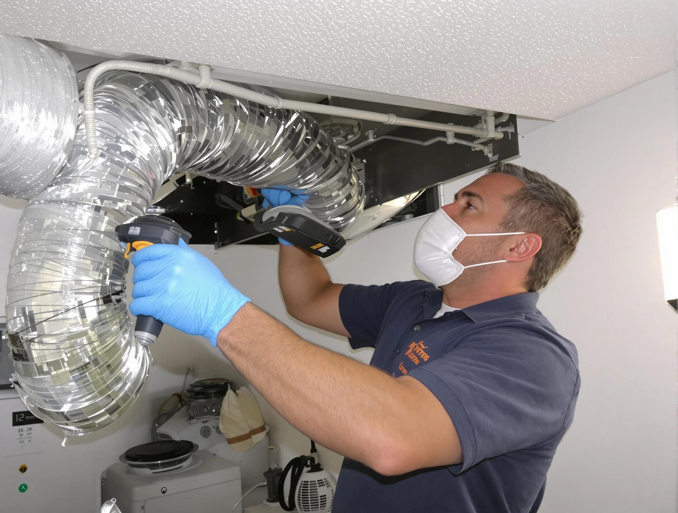 Queen Creek Dryer Vent Cleaning professional performing thorough residential dryer vent cleaning in Queen Creek