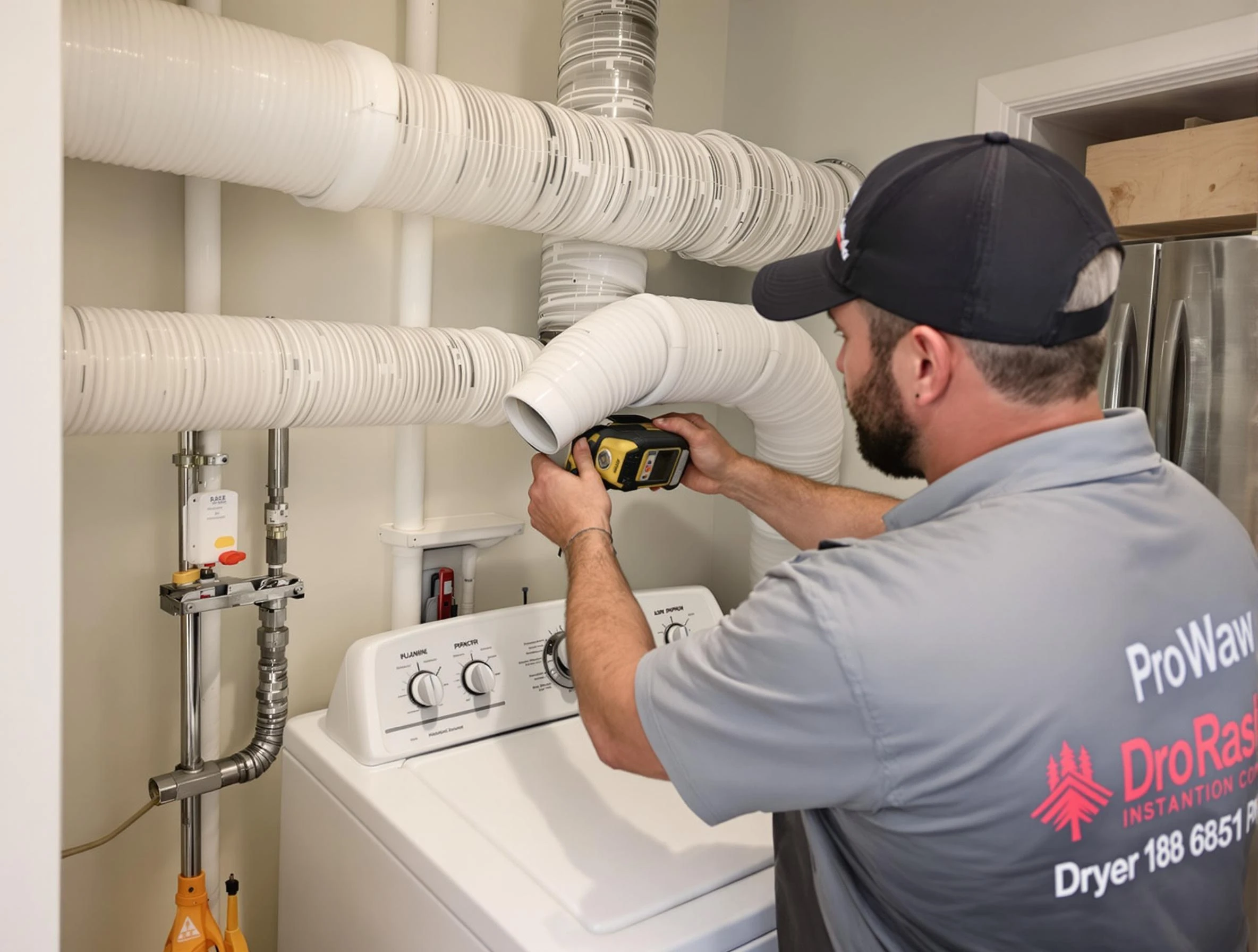 Professional dryer vent hose installation by Queen Creek Dryer Vent Cleaning in Queen Creek