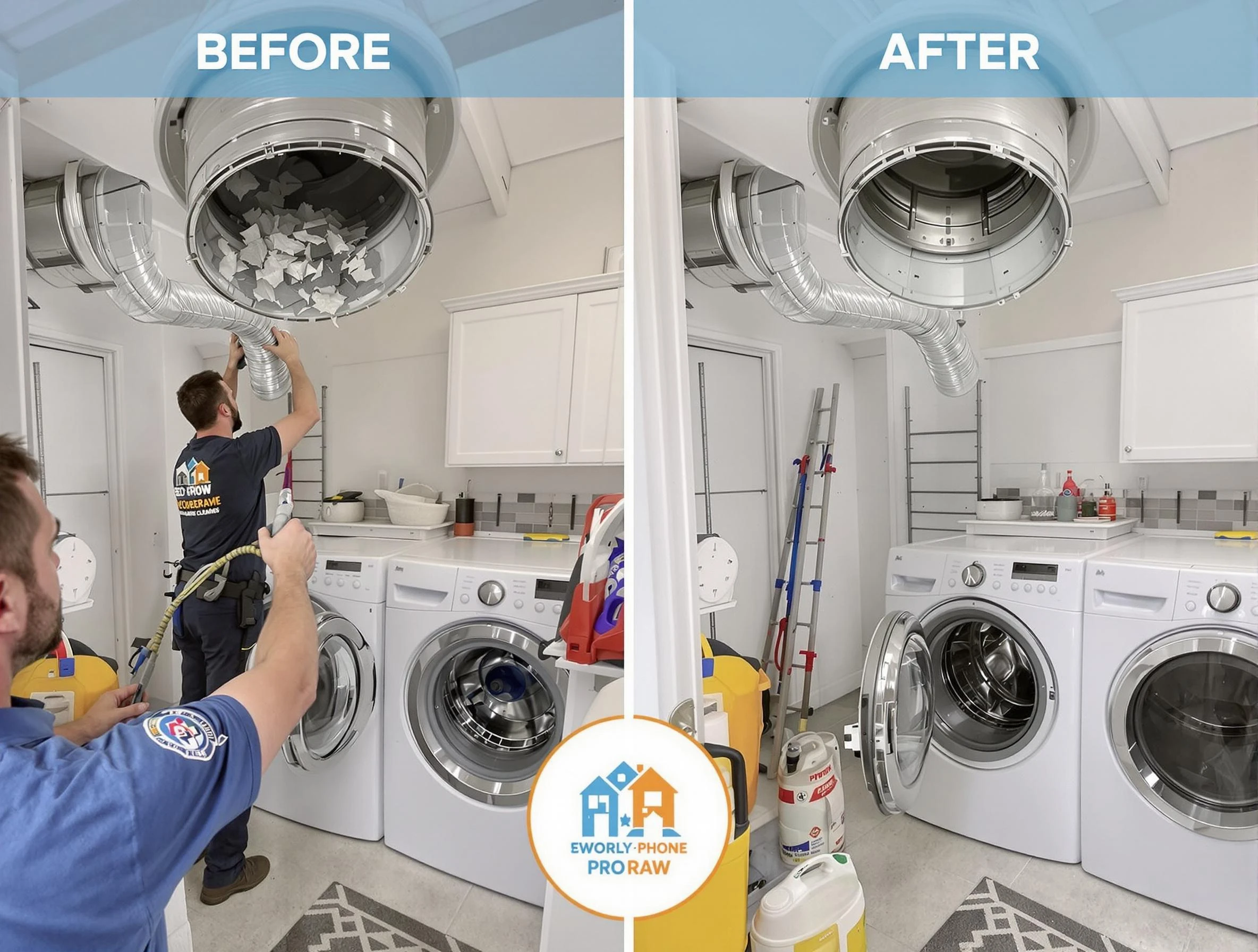 Residential dryer vent cleaning by Queen Creek Dryer Vent Cleaning in Queen Creek